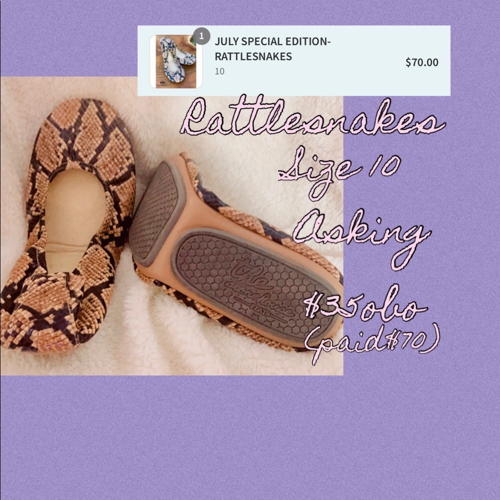The Storehouse Flats Rattlesnake size 10 $35😊